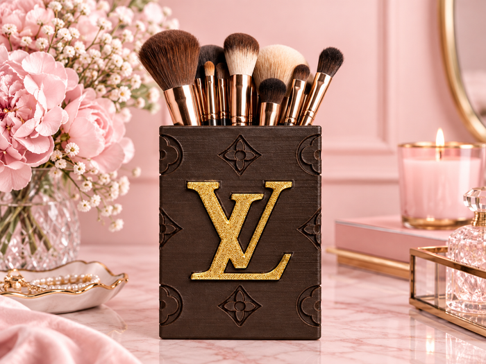 LV Makeup Brush Holder
