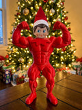 Elf on the Shelf-Muscle Man costume